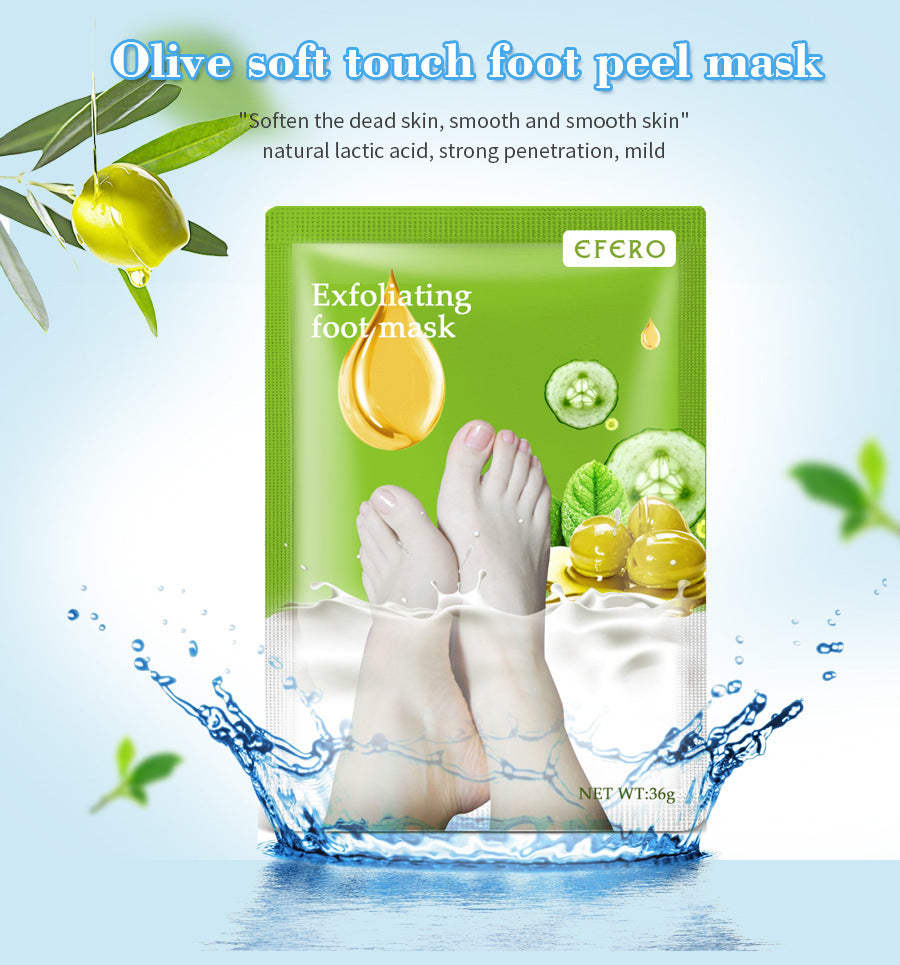 Exfoliating Foot Mask Foot SPA Pedicure Socks Removing Dead Skin Whitening Heels Feet Peeling Anti Cracked Foot Skin Care