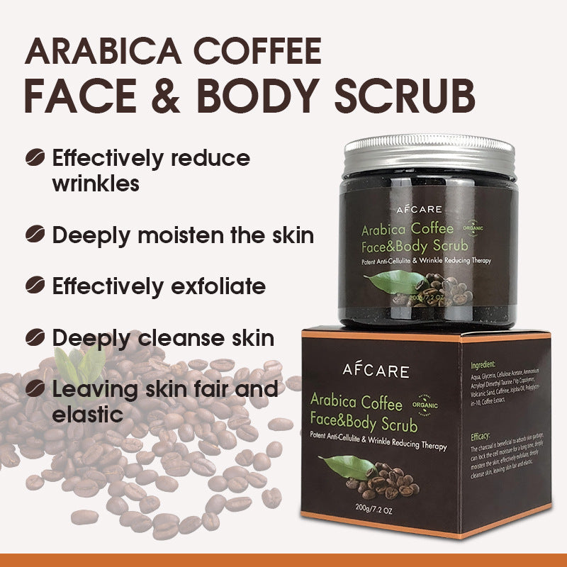 Coffee Scrub Cream Clean Facial Body