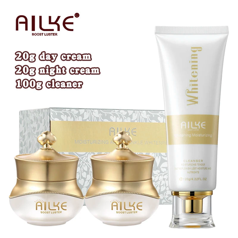 AILKE Facial Skin Care Sets, Women Gift, Dark Spot Remover Rejuvenator, Anti Wrinkle, Brightening Whitening Cream Vitamin Face