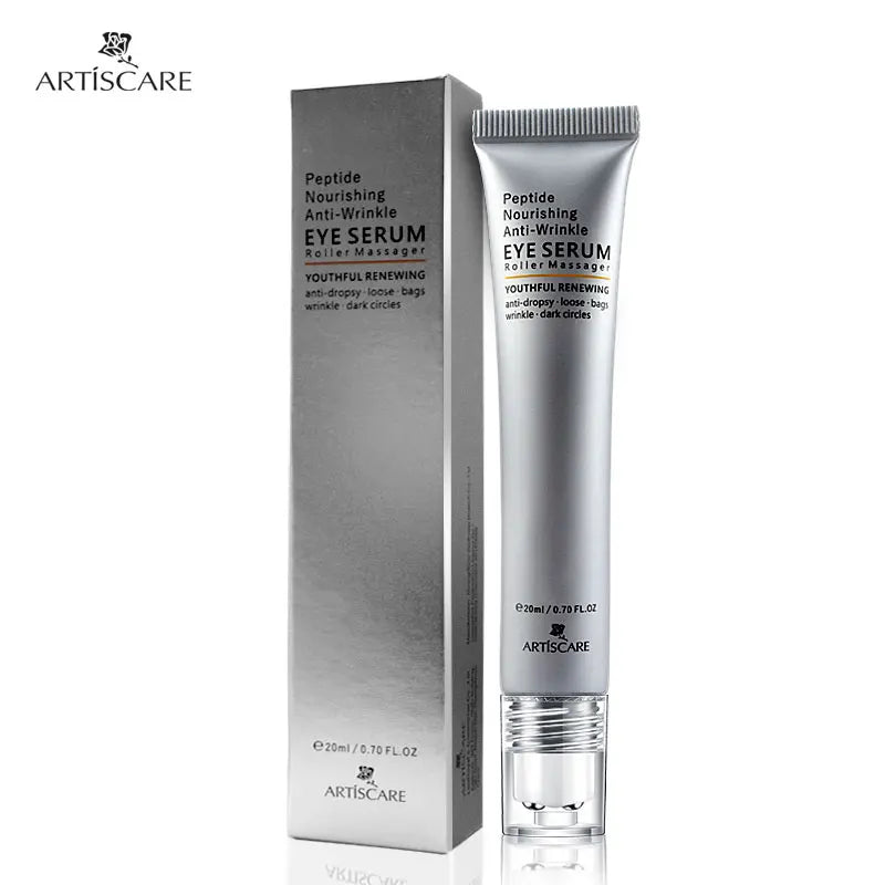 ARTISCARE Snail Face Cream + Peptide Eye Roller + Golden Eye Cream 3Pcs for Facial Moisturizing Serum Dark Circles Eye Care