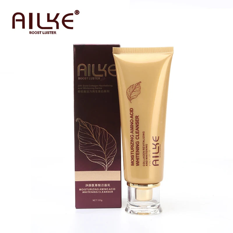 AILKE 24K gold facial essence glycerin liquid toner face skin cream whitening vitamin c brightening moisturizing beauty sets