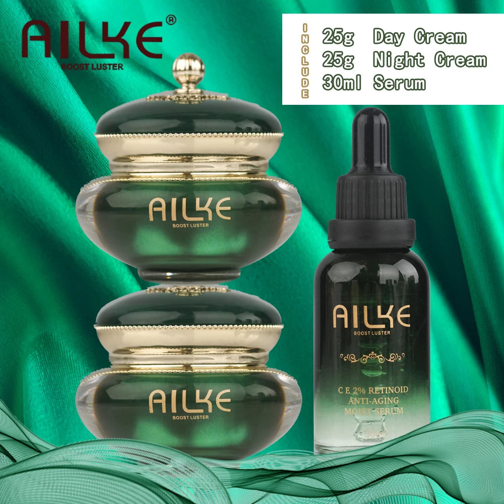 AILKE Retinol Glowing Anti-age Cream, Suitable For Black And Dark & Brown Skin, Brighten Skin Tone, Regenerate Cell Skin Care