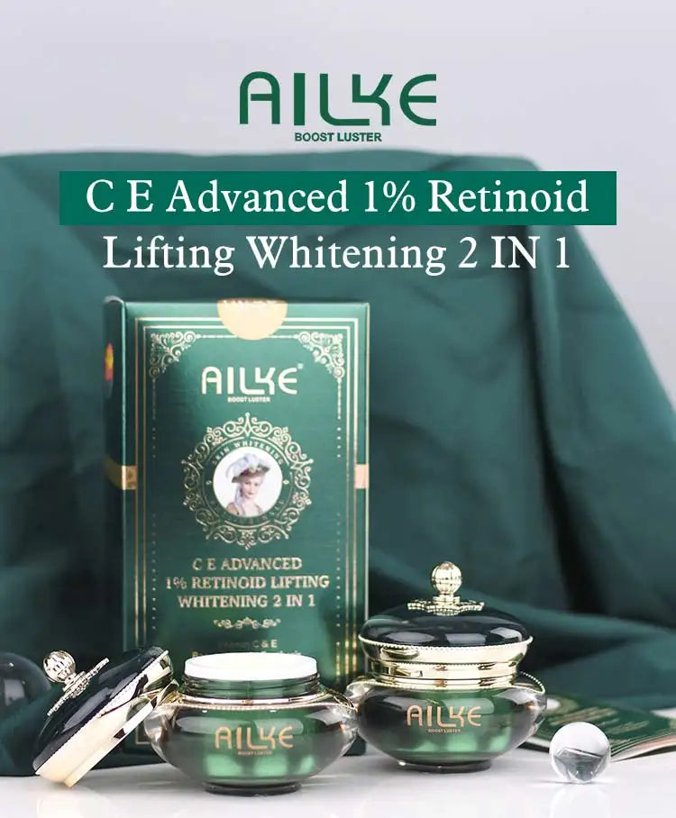 AILKE Retinol Glowing Anti-age Cream, Suitable For Black And Dark & Brown Skin, Brighten Skin Tone, Regenerate Cell Skin Care