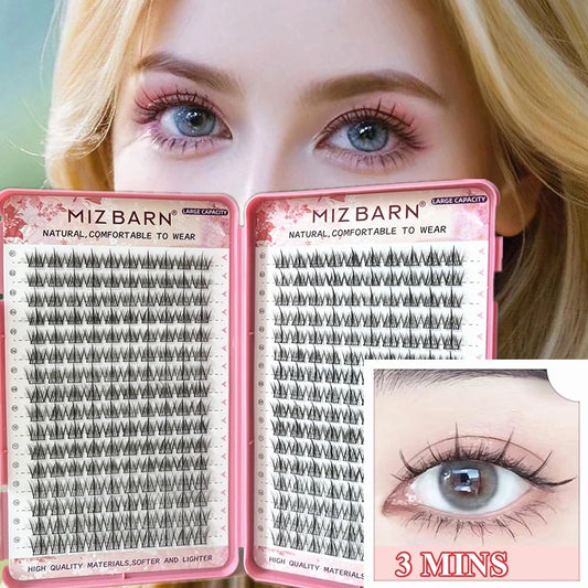 MIZ BARN 32 Rows Eyeslashes Extension Personal EyeLash Professional Makeup Individual Cluster Grafting Wholesale False Eyelashes