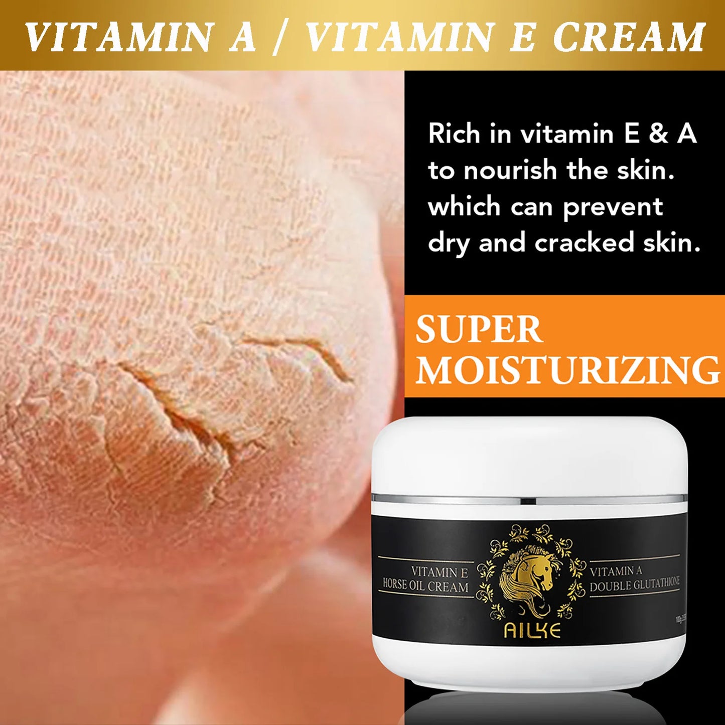 AILKE Natural Lightening And Nourishing Cream,For Normal To Dry Skin,Face And Body Use,Women Skin Glowing Daily Body Cream