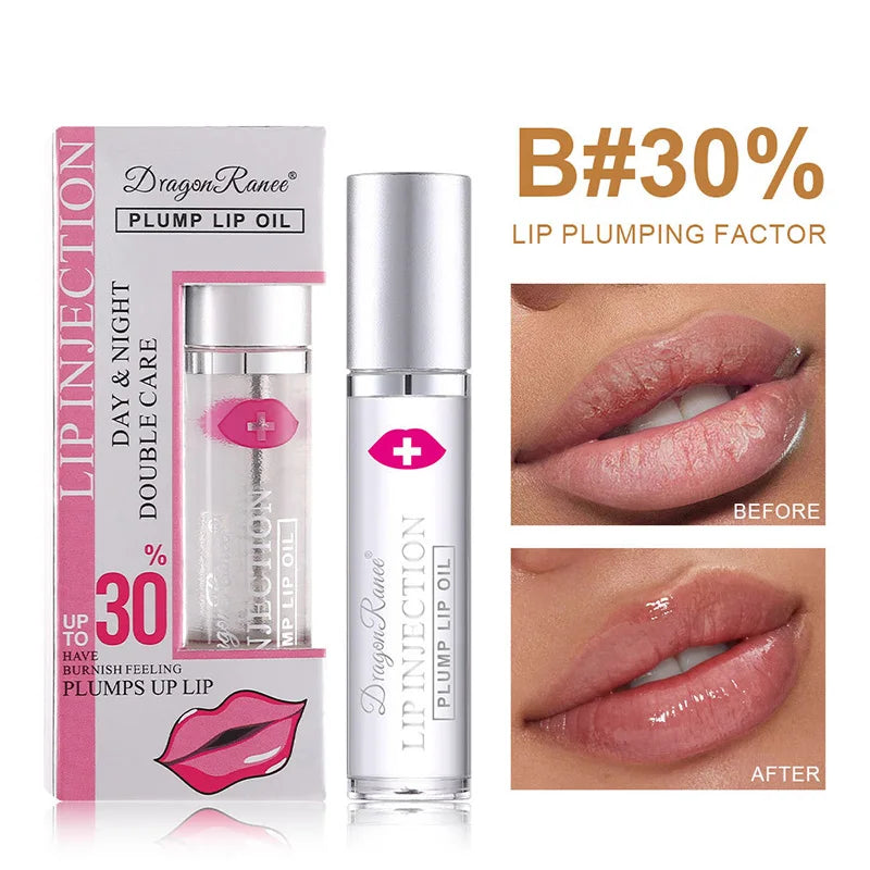 Volumising Lip Plumper Oil Lip Enhancer Lip Gloss Plumping Serum Moisturizing Anti-Wrinkle Lipstick Sexy Lip Care Makeup