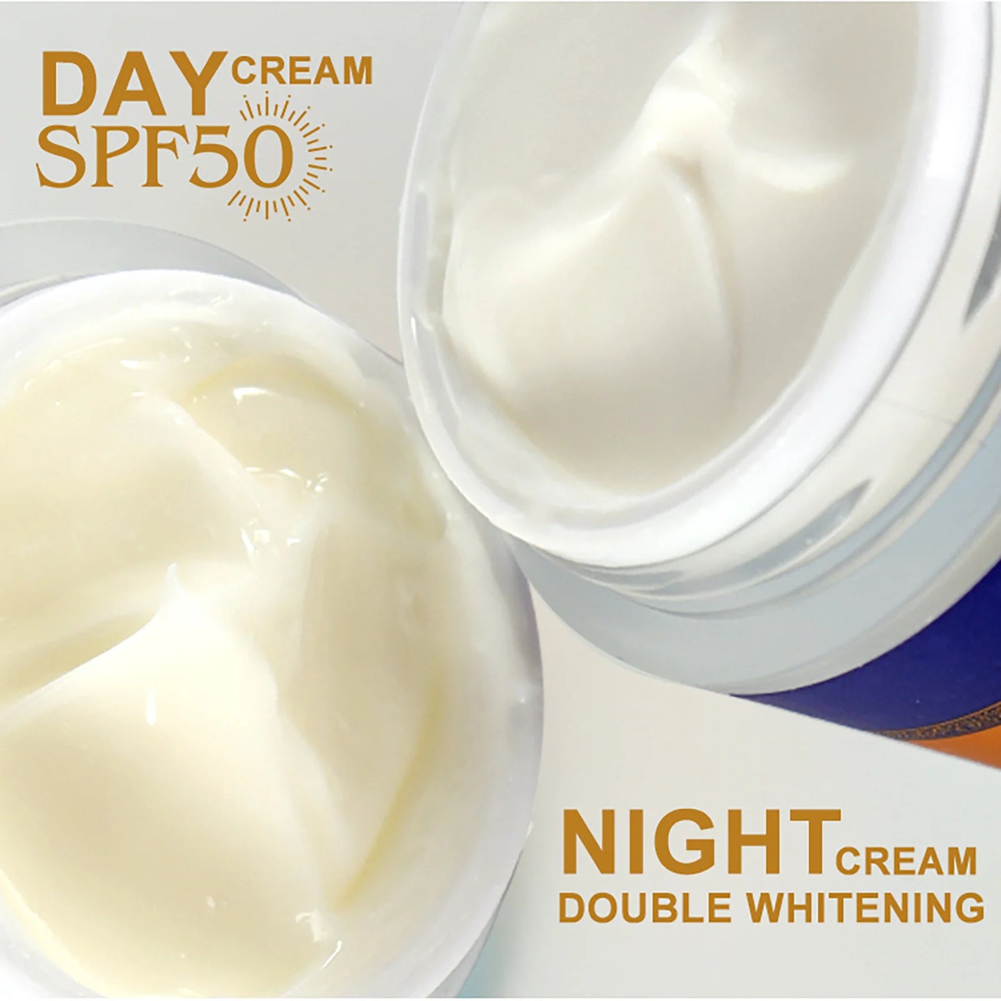 ULTIMATE LIGHTENING MOISTURIZING SPF50 PROTECTS AGAINST UV RAYS FACE CREAM 2 IN 1 SET