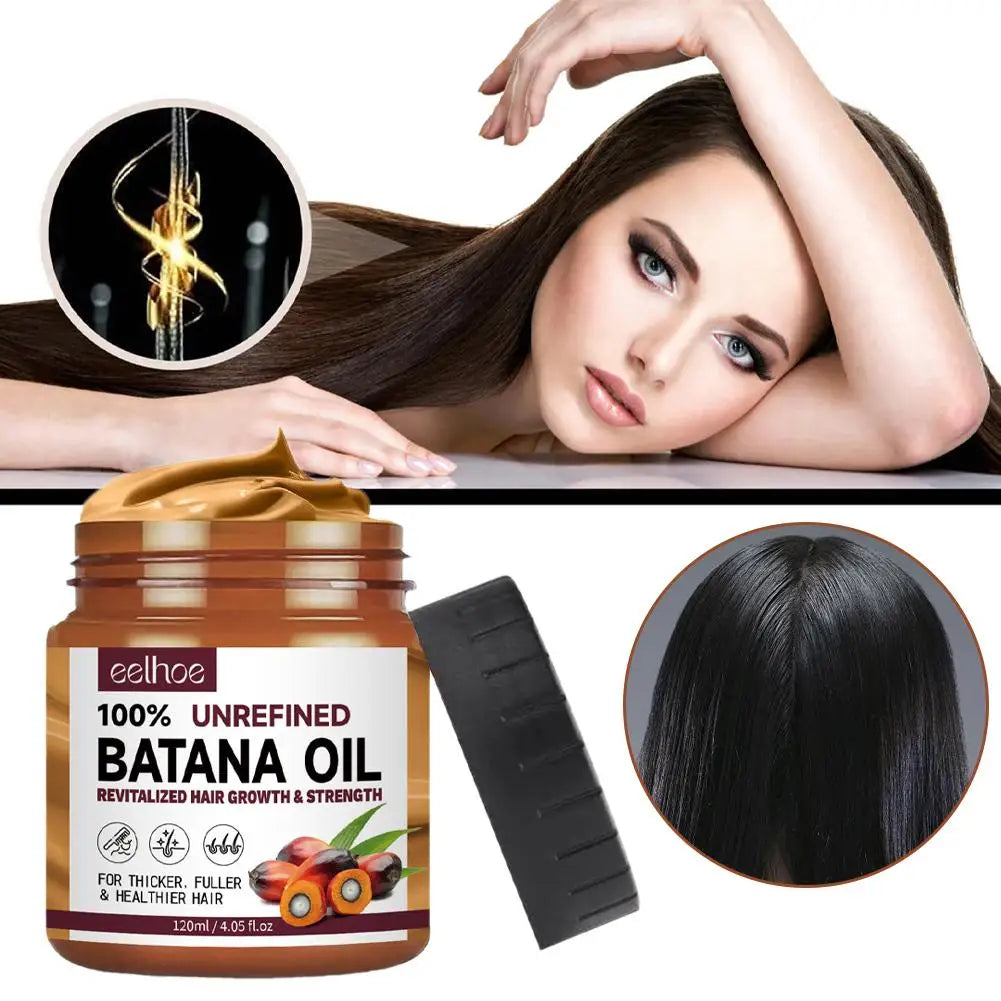 1/3/5PCS 100% Pure Organic Hair Mask Batana Conditioner Oil Natural Treatment Nourish Reduce Hair Root hair Healthier Hair Care