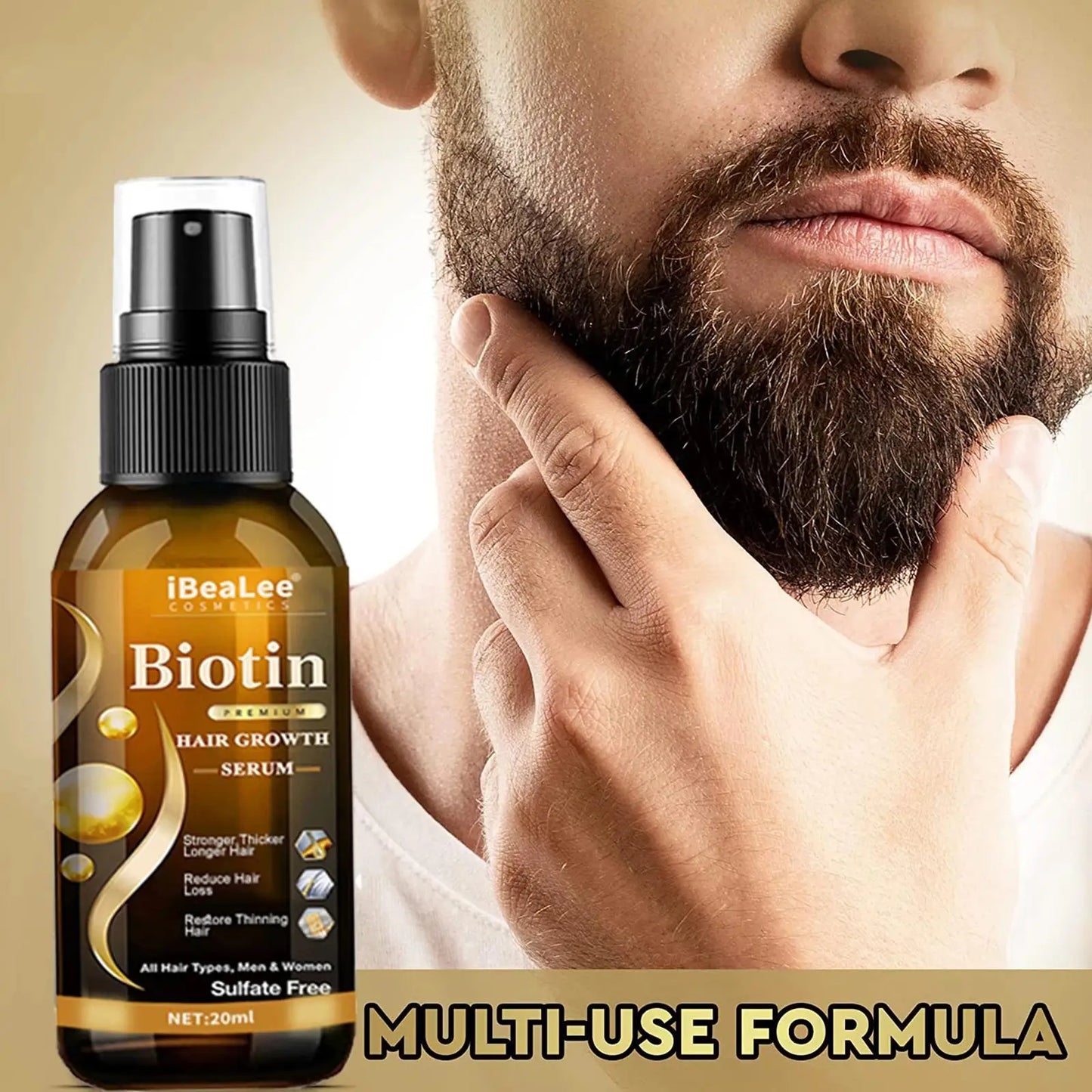 Biotin Hair Repair For Man Women For Hair Weak Oil Scalp Repair Serum Spray Thicken Hair Serums For Promoting Healthier 20ml