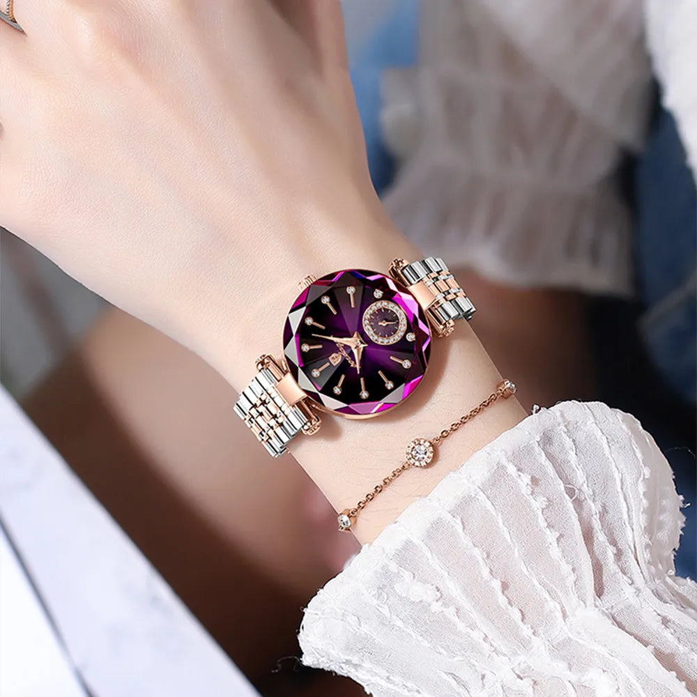 POEDAGAR Luxury Elegant Ladies Wristwatch Waterproof Stainless Steel Watch for Woman Simple Casual Dress Women's Quartz Watches