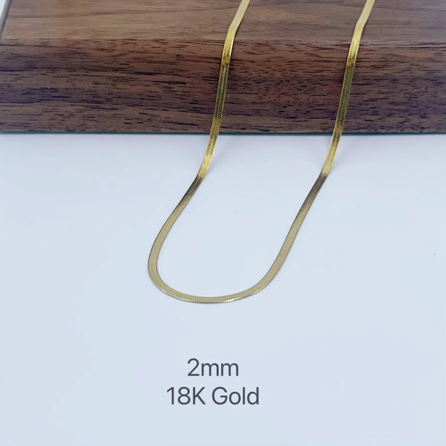 Minimalist Unisex Snake Chain Necklace Choker Stainless Steel Herringbone Gold Color Fashion Jewelry Gift For Her Women and Men