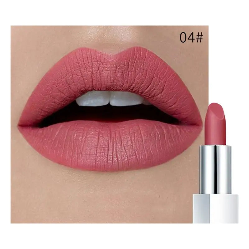 Pudaier Waterproof Matt Lipstick Pumpkin Color Eat Earth Rich Vitamin E Moisturizing  labiales matte maquiagem