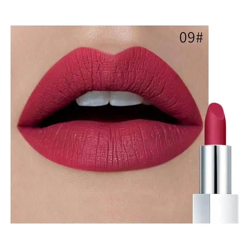 Pudaier Waterproof Matt Lipstick Pumpkin Color Eat Earth Rich Vitamin E Moisturizing  labiales matte maquiagem