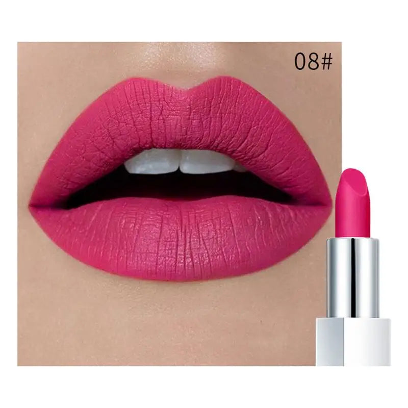 Pudaier Waterproof Matt Lipstick Pumpkin Color Eat Earth Rich Vitamin E Moisturizing  labiales matte maquiagem