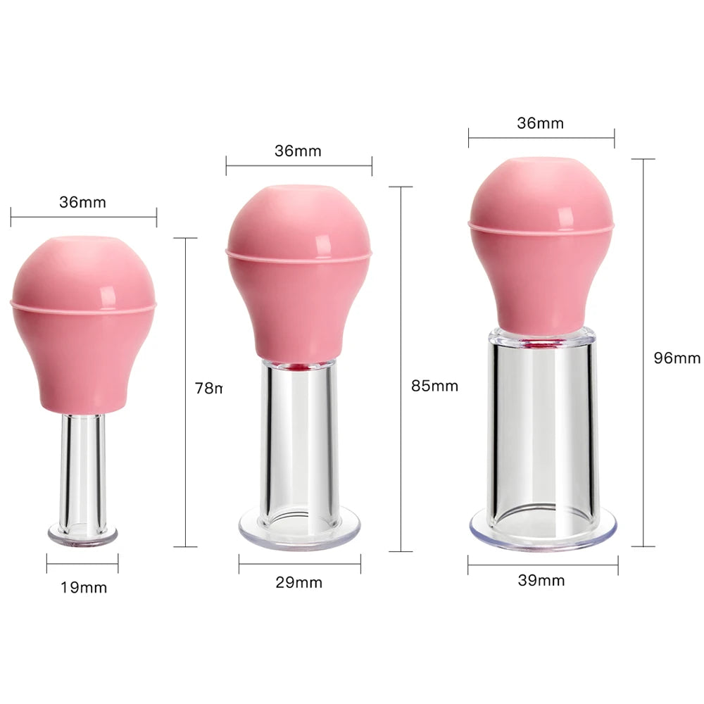 Facial Massage Cups Vacuum Cupping Skin Lifting Anti Cellulite Massager for Face Pvc Body Cups Skin Scraping Massage Jar