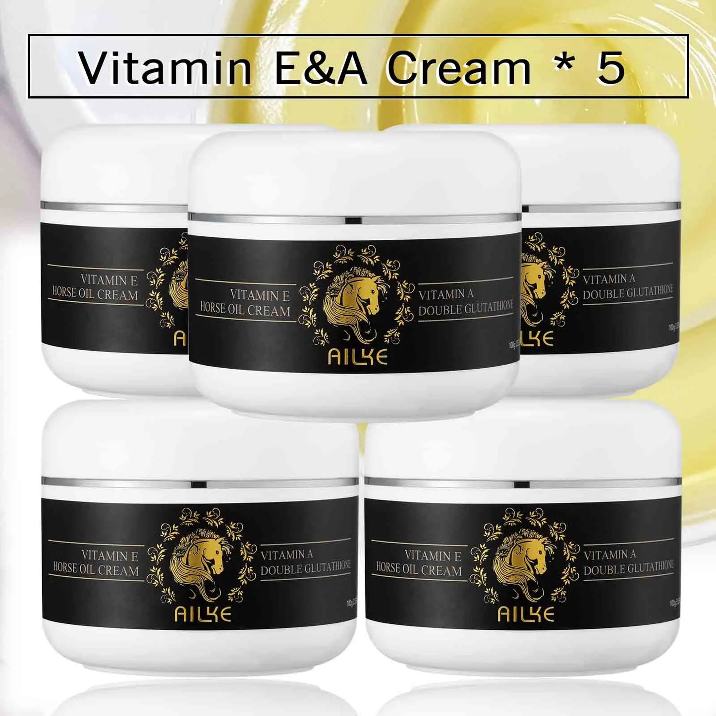 AILKE Natural Lightening And Nourishing Cream,For Normal To Dry Skin,Face And Body Use,Women Skin Glowing Daily Body Cream