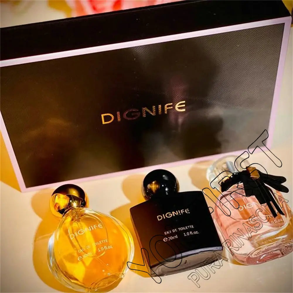 High Quality Perfume Women 90ml Original Dames Parfum Femme Floral Fruity Scent Body Spray Perfumes De Mujer Gift Box 3pcs Set