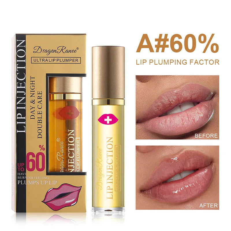 Volumising Lip Plumper Oil Lip Enhancer Lip Gloss Plumping Serum Moisturizing Anti-Wrinkle Lipstick Sexy Lip Care Makeup