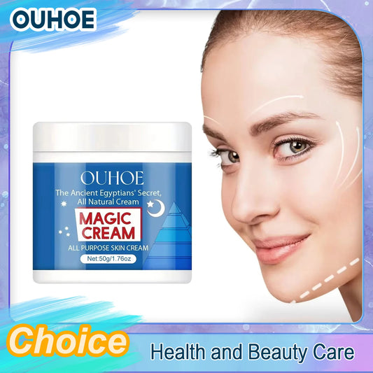 OUHOE Magic Facial Cream Fade Fine Lines Lifting Firming Improve Rough Skin Moisturizing Nourishing Shrink Pores Skin Care 50g