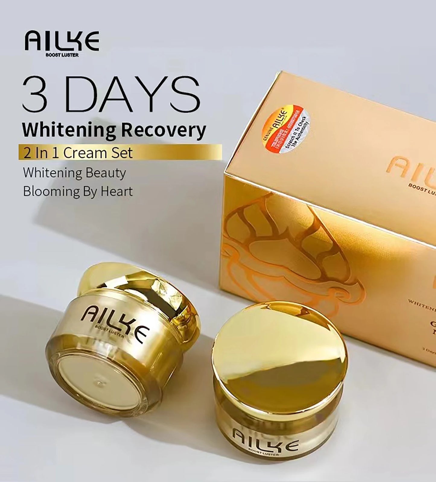 AILKE Dark Spot Corrector Bleaching Hydration Facial Cream With Spf35+ Lighting Skin Tone Korean Anti-sunburn Face Skin Care