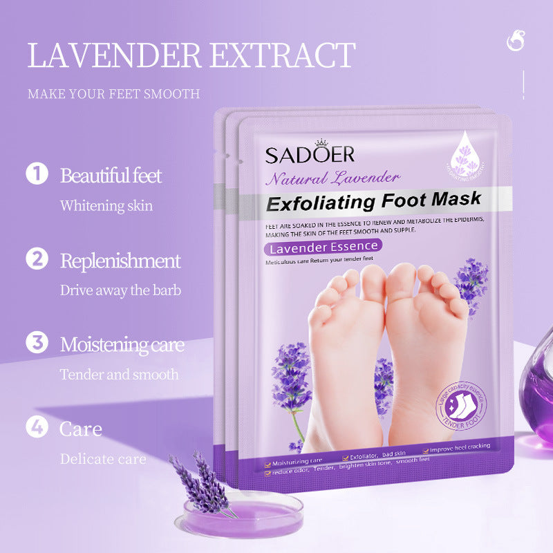 Full English Foot Mask Lavender Goat Milk